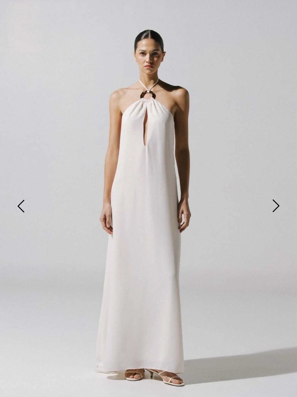 Baobab Collection Rondine Maxi Dress in White Mane